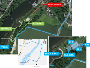 Anfahrt - YCV - Beachvolleyballplatz