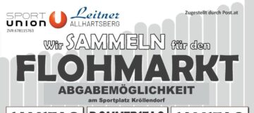 Flohmarkt Allhartsberg 2025 Abgabetermine